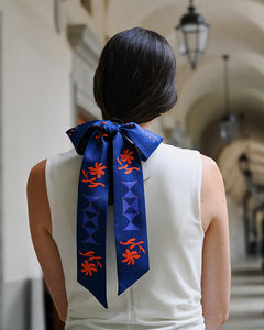 Bandeau cheveux Accessoires femme Accessoire en soie Foulard en soie 
