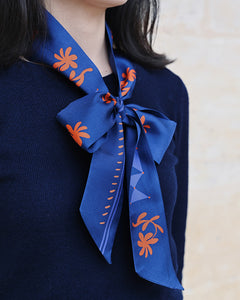 Foulard en soie Femme  Bandeau Soie Accessoire Femme pour Cheveux  Design 