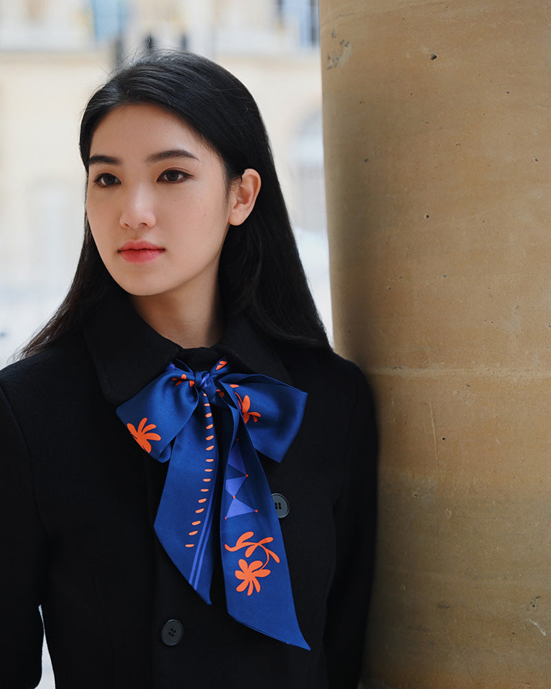 Lavallere en soie Femme Accessoire Foulard en soie 