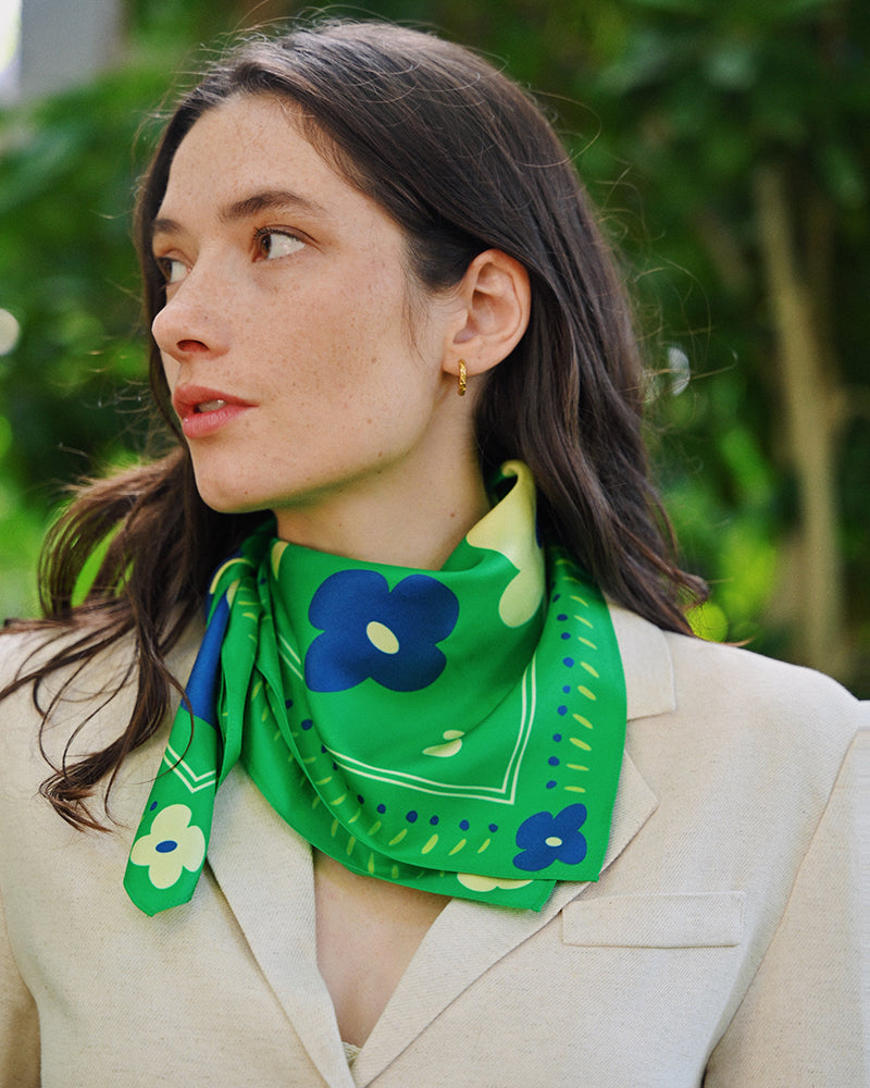 Foulard En Mousseline De Satin à Pois - 148x34 Cm - Toucher Soyeux - Pour Toutes Occasions (mariage, Soirée, Voyage) - 8
