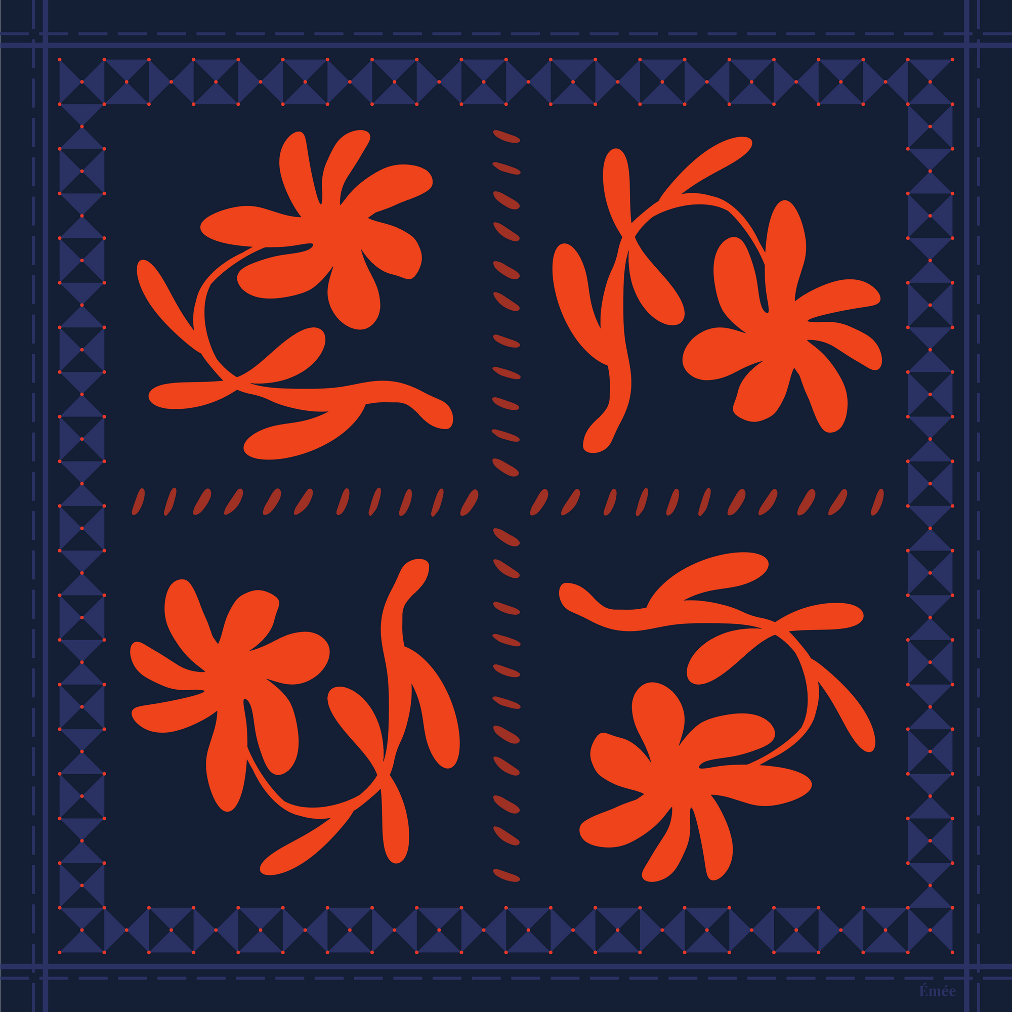 echarpe en soie carre de soie bleu foulard en soie bleu luxe design luxe 